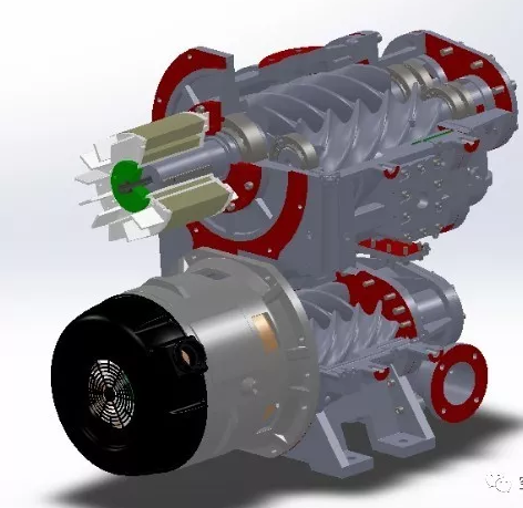 螺桿空壓機的幾種機組系統（動力/主機/進氣系統）